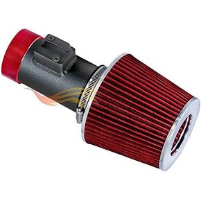 Rtunes Racing Matte Black Short Ram Air Intake Kit + Filter Combo Compatible For 06-09 Ford Fusion 3.0L V6 SE SEL/Grand Marquis 4.6L V8 (Black Red) in Saudi Arabia
