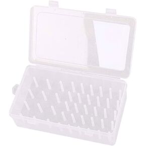Sewing Thread Box Thread Organizer Transparent Sewing Storage Box 42 Sewing Bobbins Embroidery Thread Sorting Holder in Saudi Arabia