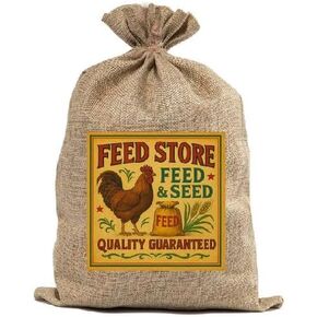 Feed Store Burlap Bag Vintage Style Bag BUR17 in Kuwait
