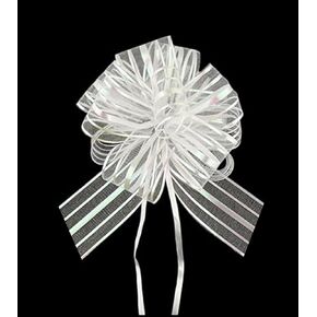 8 Pcs 6 Inches Large Pull Bows, Bow for Gift Wrapping,Gift Bows for Presents (White) in Saudi Arabia