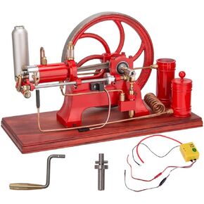 ENGINEDIY Retrol Engine Model, Hot-Bulb Ancient Four-Stroke Water-Cooled Stationary Horizontal Mill Engine Model (Finished Version) in Saudi Arabia