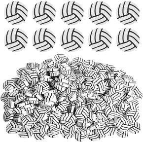 100g Volleyball Polymer Clay Slices 10mm Mini Volleyball Sports Polymer Clay Cutters Tiny Clays Pieces for DIY Bracelets Necklaces Earrings Manicure Hair Clips,500Pcs in Kuwait