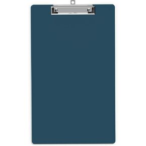 Legal Size Clipboard, 8.5 x 14 Blue Plastic Long Clip Board with Low Profile Clip, 9 x 15 in, Suitable for Legal Lawers and Business, Office Supply in Saudi Arabia