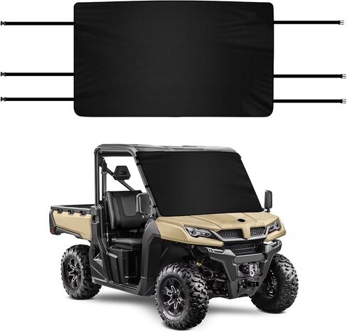 غطاء ثلجي للزجاج الأمامي 600D UTV متوافق مع CFMOTO UFORCE 1000/1000 XL 2019-2026 بالحجم الكامل، واقي الزجاج الأمامي للنقل للجليد والثلج in Kuwait