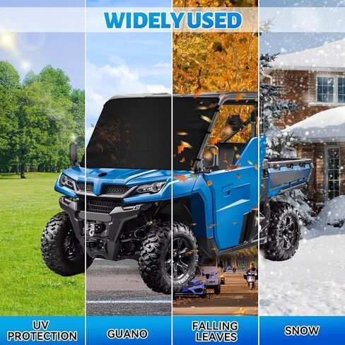 غطاء ثلجي للزجاج الأمامي 600D UTV متوافق مع CFMOTO UFORCE 1000/1000 XL 2019-2026 بالحجم الكامل، واقي الزجاج الأمامي للنقل للجليد والثلج in Kuwait