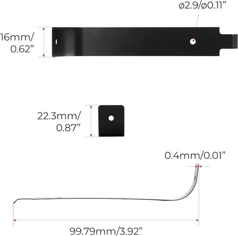Cage Nut Removal Tool - Installation Universal Car Door Rack Cabinet Clamp for Cage Nut Remover Picks Pry Plate, 10cm Black Disassembly Automobile Part fit for R2860 SET-R2821 Set R0863 R0883 in Kuwait