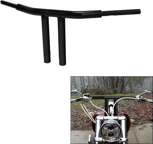 TCMT 12 "Rise T-Bar 1.5" مقود سمين مناسب لـ Harley Softail Fat Bob Fat Boy Heritage Classic Low Rider Street Bob Sport Glide Breakout Deluxe 2018-2023 in Kuwait