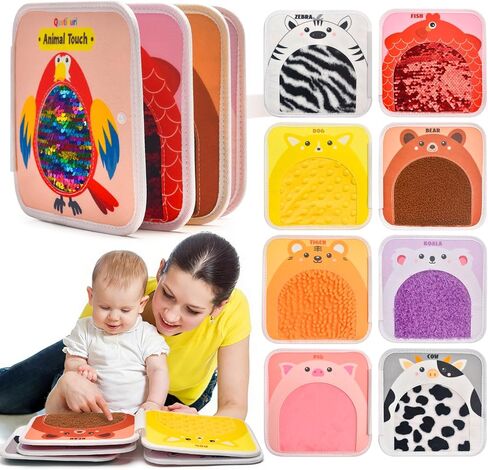 Sensory Toys Busy Book Textured Sensory Mats Book Sensory Toys for Autism Quiet Book Sensory Product in Saudi Arabia