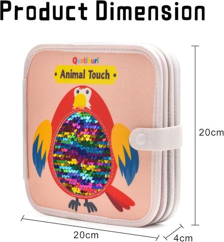 Sensory Toys Busy Book Textured Sensory Mats Book Sensory Toys for Autism Quiet Book Sensory Product in Saudi Arabia