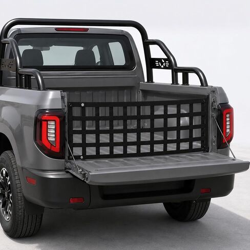 شبكة بضائع للباب الخلفي لشاحنة بيك اب لسيارة Isuzu i-280 2006-2008 منظم تخزين شبكي مرن قابل للتعديل شبكة بنجي قابلة للتمدد مع ملحقات خطافات in Kuwait