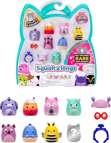 Squish-a-longs Mini-Squish 8-Pack (Wave 6, Style 4) in Saudi Arabia