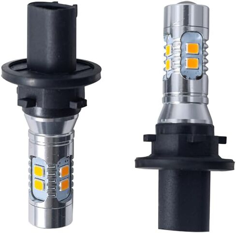 Error Free PH24WY SPH24 12272 LED Bulbs Amber Yellow Turn Signal Lights Bulbs Compatible with Audi, Cadillac, GMC, Porsche in Kuwait