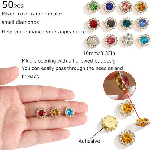 26 PCS 13 Colors Cross Patches Iron on for DIY Chrome Hearts Patches with 50Pcs 10mm Bedazzling Rhinestones for Clothing Jeans Hats Backpacks Jackets Shirts (13 Colors) in Saudi Arabia