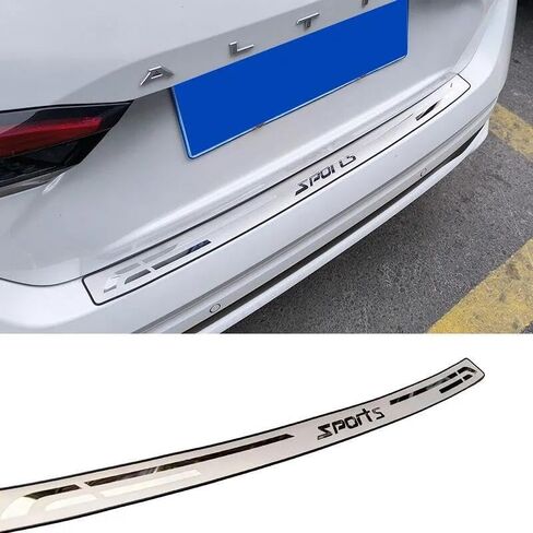 Car Stainless Steel Rear Bumper Protector, for Nissan Altima 2025 2024 2023 2022 Accessories, Auto Parts Tailgate Back Trunk Door Sill Cover Scuff Plate Strip Guard Protection in Saudi Arabia