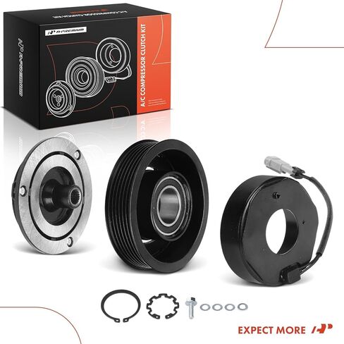 A-Premium Air Conditioner AC Compressor Clutch Kit Compatible with Chevrolet Silverado 2500 HD Classic 2007, Express 3500 2009 & GMC Sierra 1500 2003-2011, Savana 2500 3500 2009 & Hummer H1 2006 in Kuwait