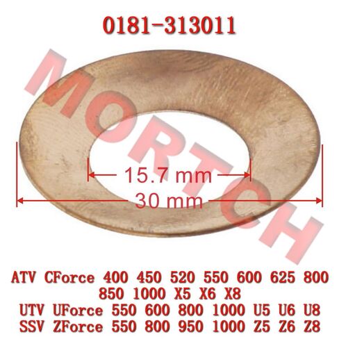 Wear Pad for CF Moto 0181-313011, Front Axle Shim Bushing, Suspension Steering Friction Reducing Pad, Fits CForce ZForce UForce 400cc-1000cc in Kuwait
