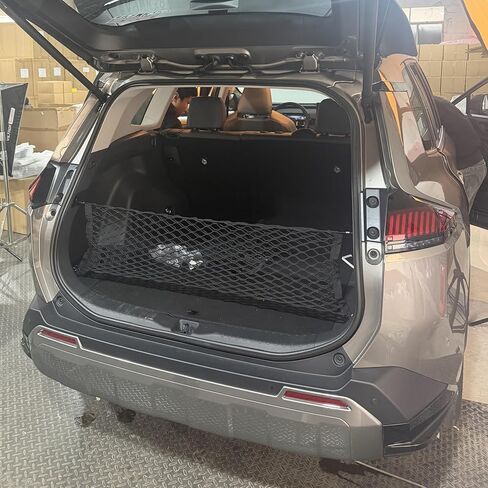 Rear Trunk Envelope Mesh Cargo Net Suitable for 2026 Toyota RAV4 Hybrid LE Limited SE Woodland Edition XLE Premium XSE Plug-ln GRSport Rear Trunk Mesh Cargo Storage Net Bag in Saudi Arabia