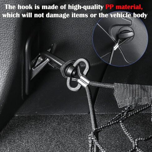Rear Trunk Envelope Mesh Cargo Net Suitable for 2026 Toyota RAV4 Hybrid LE Limited SE Woodland Edition XLE Premium XSE Plug-ln GRSport Rear Trunk Mesh Cargo Storage Net Bag in Saudi Arabia