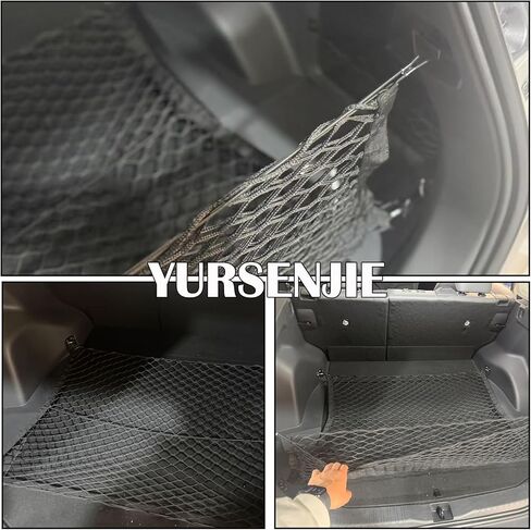 Rear Trunk Envelope Mesh Cargo Net Suitable for 2026 Toyota RAV4 Hybrid LE Limited SE Woodland Edition XLE Premium XSE Plug-ln GRSport Rear Trunk Mesh Cargo Storage Net Bag in Saudi Arabia