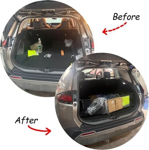 Rear Trunk Envelope Mesh Cargo Net Suitable for 2026 Toyota RAV4 Hybrid LE Limited SE Woodland Edition XLE Premium XSE Plug-ln GRSport Rear Trunk Mesh Cargo Storage Net Bag in Saudi Arabia