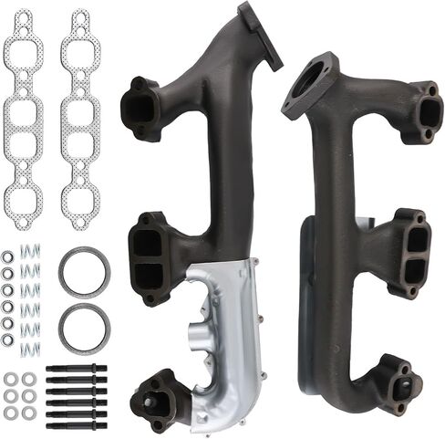 maXpeedingrods 2PCS Exhaust Manifold Kit for Chevy Blazer 92-94 C1500 C2500 C3500 88-95, for Chevy G10 G20 K1500 K2500 88-95, for GMC Tahoe Yukon 92-95, V8 5.0L 5.7L, 674-157 674-156 in Kuwait