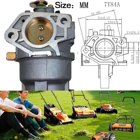 Huayi OEM Carburetor Compatible with Troy-Bilt Pony 13BB77BS066 (42T) 42" 439cc Lawn Tractor Carb Assembly in Saudi Arabia
