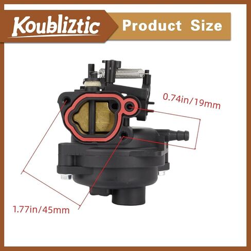 Carburetor Compatible with Briggs & Stratton 104M02 Engine Replaces 84001033 84001032 594926 596475 595895 with Air Filter & Cover in Kuwait