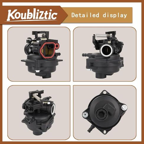 Carburetor Compatible with Briggs & Stratton 104M02 Engine Replaces 84001033 84001032 594926 596475 595895 with Air Filter & Cover in Kuwait