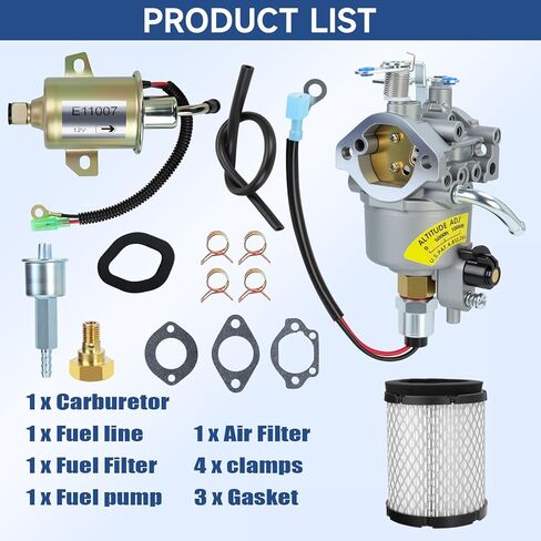 146-0785 Carburetor for Onan Cummins Generator 4000-Watt A042P619 A041D736, Carb with Tune-Up Kit Replaces for Microquiet 4000 Watt 4KYFA26100 4KYFA26100P 4KY26100R (Carb with Tune Up Kit) in Kuwait