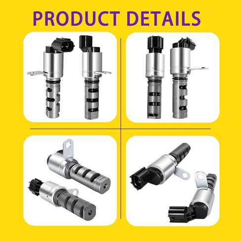 2pcs Intake and Exhaust Engine Variable Valve Timing VVT Solenoid Compatible with Mitsubishi Lancer Outlander Sport L4 2.0L 2.4L 10 11 12 13 14 15 16 17 18 19 20 21 22 23 24 Replaces 1028A110 1028A109 in Saudi Arabia