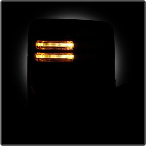 KEEKPO - Compatible with 2019-2025 GMC Sierra 1500 Smoke Lens Power Heated LED Signal Blind Spot Temp Sensor Tow Mirrors in Kuwait