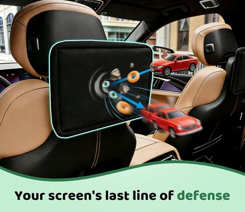 2-Pack Storage Mode Protective Padded Cover for 2021-2025 2026 GMC Yukon/Tahoe/Suburban, Cadillac Escalade Dust & Impact Shield, Screen Time Control for Kids in Saudi Arabia