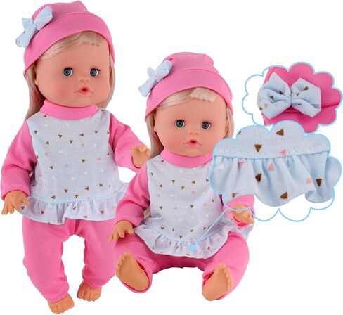Baby Doll Clothes Accessories- 6 Sets for 9-10-11 Inch Alive Baby Doll,Dress Reborn Newborn Doll Accessories Gown Costumes Outfits, Xmas Present Toy for Kids Children Toddler in Saudi Arabia