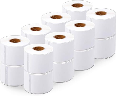 Aegis Adhesives - Replacement for DYMO 30258 (16 Rolls, 6400 Labels) 2 1/8" X 2 3/4" Direct Thermal Barcode and Address Labels - Compatible with LabelWriter 450, 450 Turbo, 4XL (NOT 550, 5XL) in Kuwait