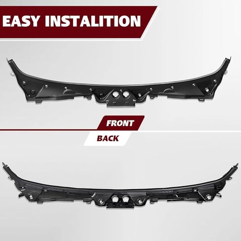 لوحة غطاء غطاء ممسحة الزجاج الأمامي متوافقة مع 2012-2016 BMW 328i، 2013-2016 328i xDrive، 2012-2015 335i، 2015-2018 M3، صينية المطر على الزجاج الأمامي، استبدال # 51717258177 in Kuwait
