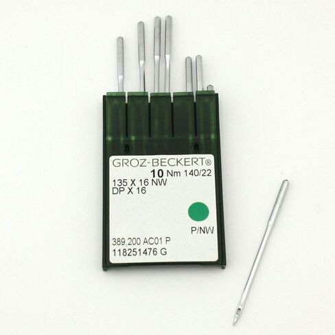 10 Groz-Beckert 135X16NW DPX16 Size 22 Leather Point Sewing Machine Needles in Saudi Arabia