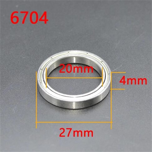 5/2 قطعة 6700ZZ 6701ZZ 6702ZZ 6703ZZ 6703ZZ 10x15X4mm ature ختم كرة أخدود عميقة تحمل (6704ZZ ، 5 قطعة) in Kuwait