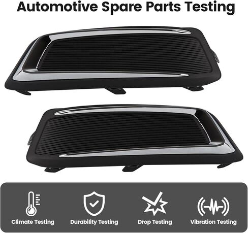 iKer Front Fog Light Cover Set Compatible with Chevy Impala 2014-2020 Fog Lamp Cover Driver Passenger Side Left Right Hand Replace:GM1038145 22738853 GM1039145 22738852 in Kuwait
