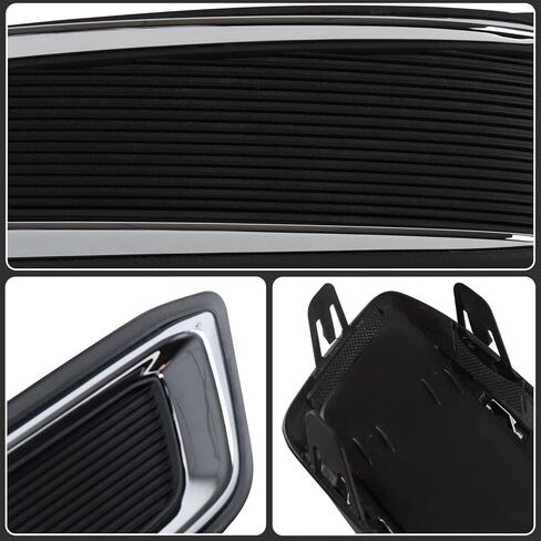 iKer Front Fog Light Cover Set Compatible with Chevy Impala 2014-2020 Fog Lamp Cover Driver Passenger Side Left Right Hand Replace:GM1038145 22738853 GM1039145 22738852 in Kuwait