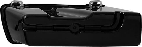Hard Saddlebags Saddle bags W/Chrome Conversion Brackets for Harley Davidson 1984-2017 Softail Models FLST, FLSTC, FLSTF, FLSTN FLSTS models,Vivid Black in Saudi Arabia