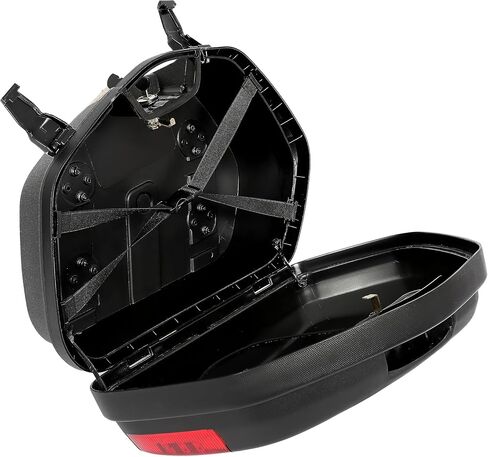 KUAFU Hard Saddle Bag Trunk With Lights Locks Compatible with Can-am Spyder ROADSTER RS ST Honda Street 28L in Kuwait