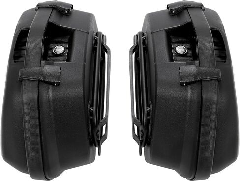 KUAFU Hard Saddle Bag Trunk With Lights Locks Compatible with Can-am Spyder ROADSTER RS ST Honda Street 28L in Kuwait