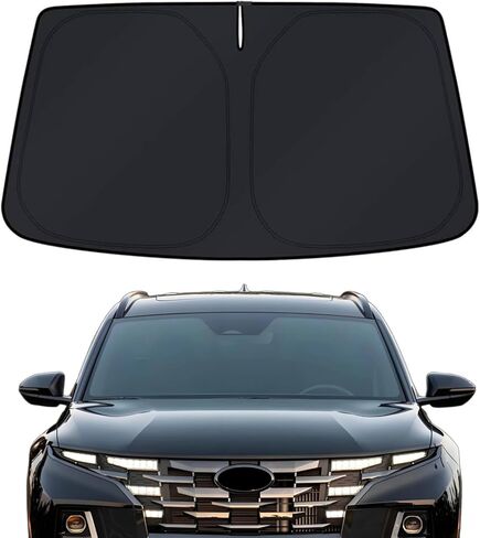 Windshield Sun Shade for Dodge Durango 2011-2026 - 4-Layer Sunshade Compatible with Dodge Durango Foldable Front Window Sunshade Sun Visor Protector Block UV Rays Keep Your Car Cooler Car Accessories in Saudi Arabia