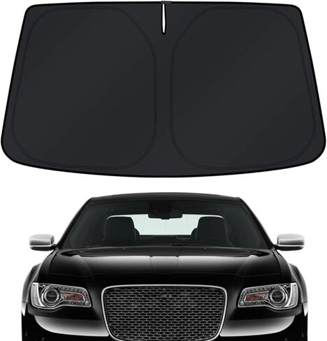 Windshield Sun Shade for Dodge Durango 2011-2026 - 4-Layer Sunshade Compatible with Dodge Durango Foldable Front Window Sunshade Sun Visor Protector Block UV Rays Keep Your Car Cooler Car Accessories in Saudi Arabia