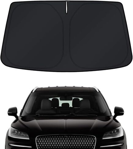 Windshield Sun Shade for Dodge Durango 2011-2026 - 4-Layer Sunshade Compatible with Dodge Durango Foldable Front Window Sunshade Sun Visor Protector Block UV Rays Keep Your Car Cooler Car Accessories in Saudi Arabia