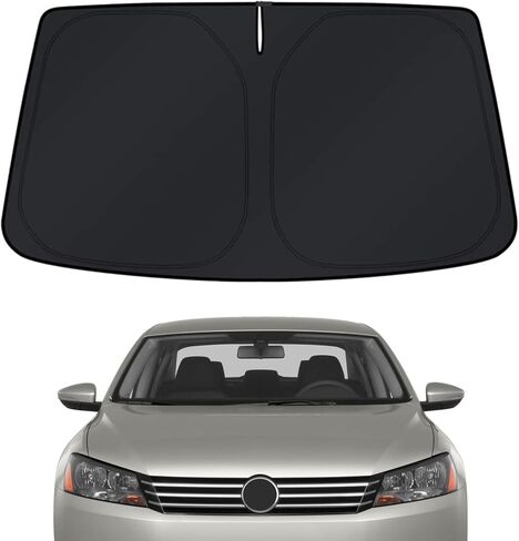 Windshield Sun Shade for Dodge Durango 2011-2026 - 4-Layer Sunshade Compatible with Dodge Durango Foldable Front Window Sunshade Sun Visor Protector Block UV Rays Keep Your Car Cooler Car Accessories in Saudi Arabia