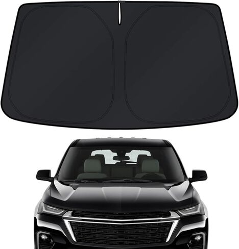 Windshield Sun Shade for Dodge Durango 2011-2026 - 4-Layer Sunshade Compatible with Dodge Durango Foldable Front Window Sunshade Sun Visor Protector Block UV Rays Keep Your Car Cooler Car Accessories in Saudi Arabia