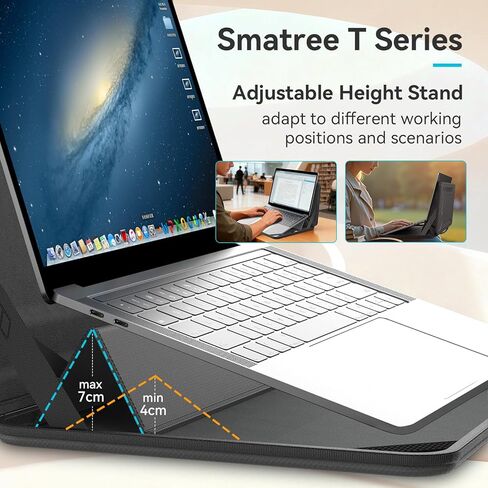 حافظة كمبيوتر محمول Smatree T83T صلبة مقاس 16 بوصة متوافقة مع ASUS Zenbook S16 UX5606، ROG Zephyrus G15 2022، ASUS ROG Flow X16 2023/2022 in Kuwait