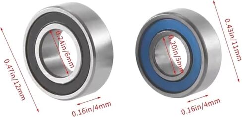 RC Repair Parts Compatible with Tamiya for King for Hauler 1/14 Rc Car Truck Trailer Semi Upgrade Parts 30Pcs Sealed Bearing Kit in Kuwait
