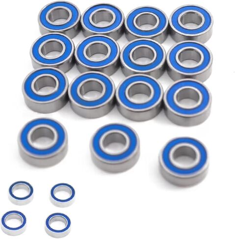 RC Repair Parts Compatible with Traxxas for Slash 2WD for Stampede for Rustler 1/10 RC Car Upgrade Parts Accessories 19 Pcs Bearing Kit in Kuwait